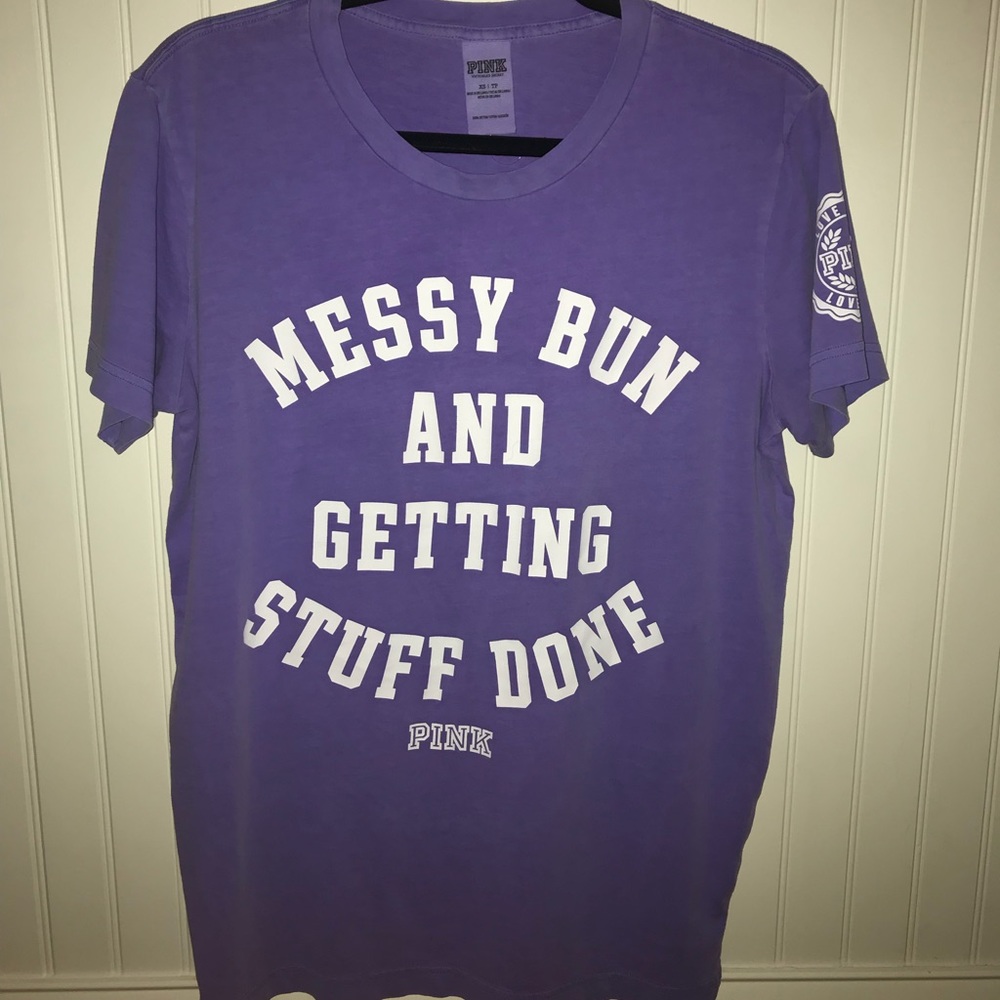PINK purple t-shirt
